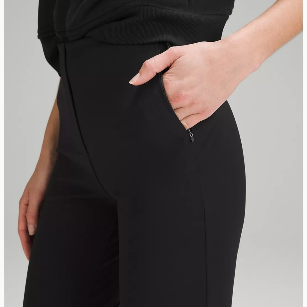 NWT Lululemon Smooth Fit Pull-On High-Rise Pant, Regular, Black, Size 4 - Picture 4 of 7